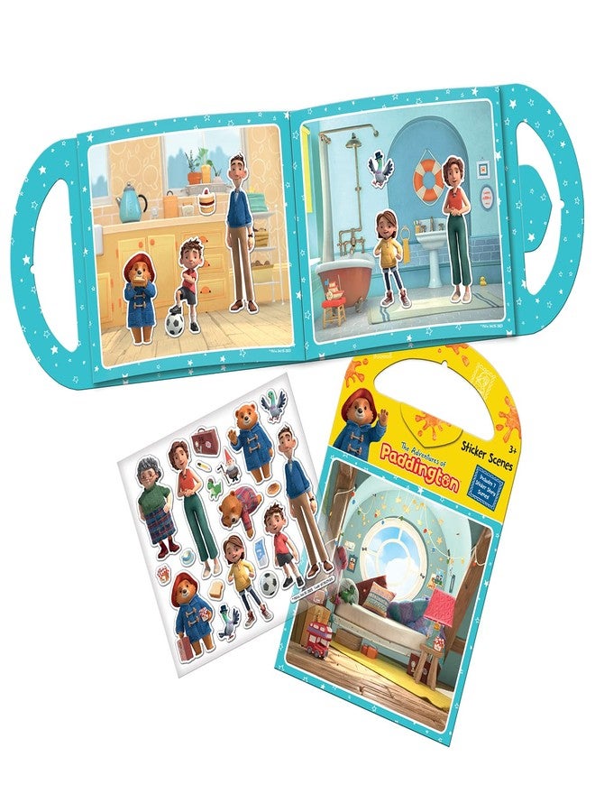 Paper Projects The Adventures of Paddington Sticker Scene Activity Set | Includes 6 Scenes and Around 50 Stickers, Yellow, 23.5cm x 15cm - Image 2